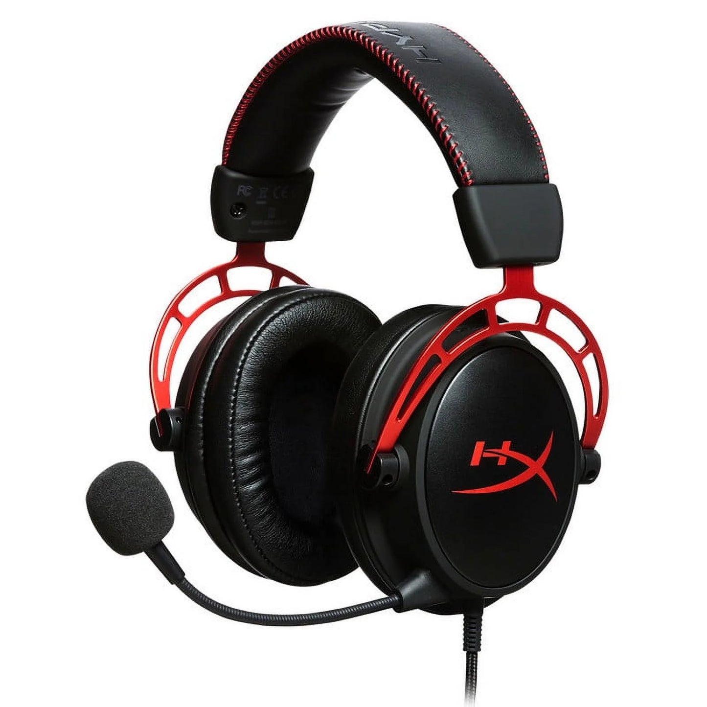 Cloud Alpha Wired Over-Ear Gaming Headset, Red